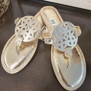 Dolce Vita Gotie Laser Cut Studded Sandals. 8.5